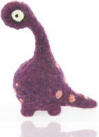 Woolbuddy Needle Felting Kit - Felted Dinosaurs for Beginners, Adults & Kids, Includes Wool, Pad, 4 Needles, and Instructions