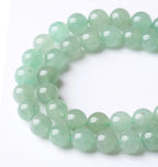 32PCS 12MM Natural Green Aventurine Stone Beads Energy Healing Beads for DIY Jewelry Bracelet Necklace Making for Jewelry Making15Inch…