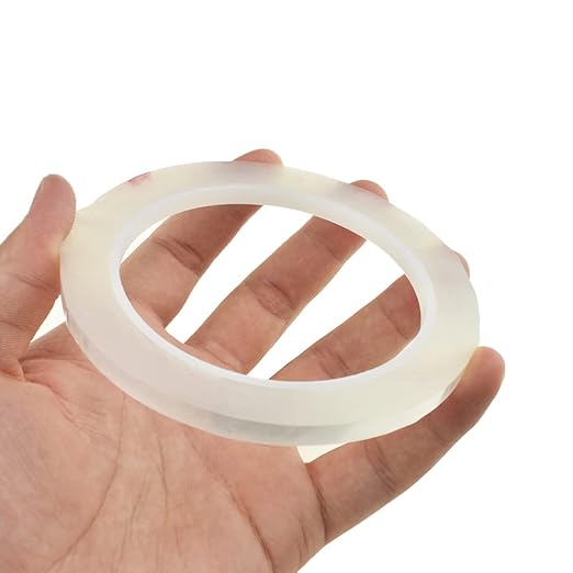 HAHIYO Clear 0.25Inch Wide (217Feet/72Yard Total) 1Rolls Floral Tape Waterproof Florist Tape Flower Wrap Adhesive Waterproof Decorative Tape for Bouquet Stem Wrapping Flower Arranging and Floral Craft