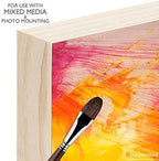 Ampersand Art Supply Unprimed Basswood Artist Panel, 1-1/2" Cradled Profile, 14"x18"