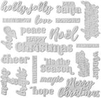 2025-2026 Stamps and Dies for Card Making, Stamps and Dies Set 2025 for Christmas and Halloween, Die Cut DIY Various Festivals Album Scrapbooking Birthdays Greeting Card (M4291)