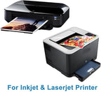 Uinkit Brochure Paper Glossy Double Sided 8.5x11 Inkjet 37lb 140gsm Dye ink Thin Photo Picture Flyer Calendar Magazine CD Cover letter (100, 11x17-matte)