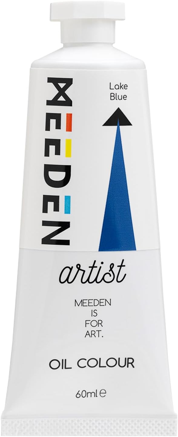 MEEDEN Artist Grade Oil Paint: Lake Blue - 60ml/2oz Tube - Professional Art Paints for Canvas Painting