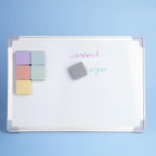 Ddaowanx Dry Erase Erasers, 2"x2",8 Pcs Aesthetics Magnetic Mini Eraser for Refrigerator Whiteboard,Classroom Teacher Supplies (8 Pack/ 8 Color)