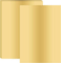 PATIKIL 11.7x8.3" Hot Stamping Foil Paper Sheet, 20 Sheets A4 Heat Transfer Hot Stamping Paper Foil for Leather DIY Logo Decor Craft Gift Package Scrapbook Card, Light Gold