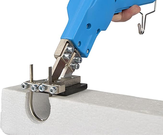 200W Electric Hot Knife Foam Cutter Tool with Blades 6" & 8" Straight Blades