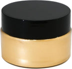 Shimmer Metallic Acrylic Paint Metallic Chalk Paste 1.7oz/50ml Gold, Ideal for Wood/T-Shirts/Glass/Stone, DIY Crafts Projects Glitter Pearlescent Golden Pigment Suitable for Beginners Artists