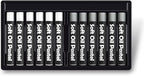 12 Pcs Monochrome Artists Grade Soft Oil Pastels Vibrant and Creamy Colored Chalk Pastels Art Supplies Set for Professionals Painting Drawing White Gray