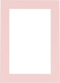 11x14 Mat for 8.5x11 Photo - Precut Soft Pink Picture Matboard for Frames Measuring 11 x 14 Inches - Bevel Cut Matte to Display Art 8.5 x 11 Inches - Acid Free ONE MAT with Backing Board & Clear Bag