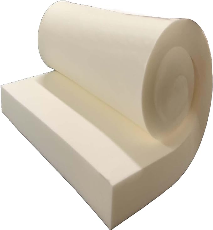 GoTo Foam 3" Height x 30" Width x 72" Length 35ILD (Semi-Firm) Upholstery Cushion Made in USA