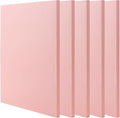 5 PCS Pink A4 Rubber Carving Blocks, 8.3 x 11.8 Inch Large Stamp Carving Blocks, Soft Rubber Stamping Block, Linoleum Blocks for Printmaking, Engraving Crafts