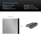 AC Infinity Mylar Film Roll 4' x 25', Reflective PET Foil Sheet, 2 mil Thick Tear-Resistant Cover Vapor Barrier for Greenhouses, Patio, Gardens, and DIY Grow Rooms