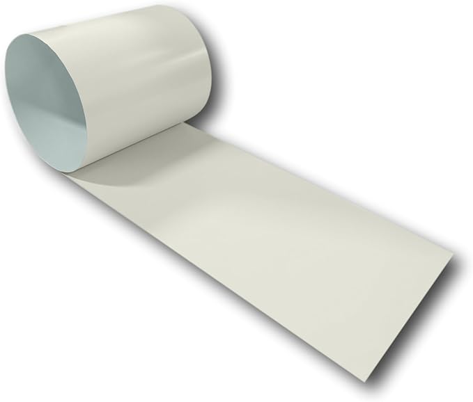 Eagle 1:24 Gauge KYNAR 500 Sheet Metal Flashing Rolls-10 FT Long-Heavy Duty Pre-Finished Rolls-Commercial Grade-Roofing Flashing, Fascia Cover, Coping Cap-Multiple Sizes (36" x 10 FT, Sandstone)