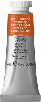Winsor & Newton Professional Water Colour Paint, 0.47-oz Tube, Burnt Sienna