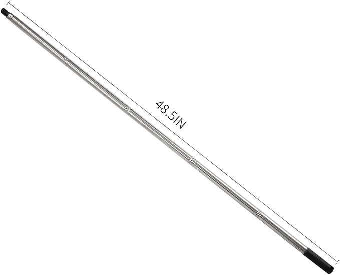 Paint Roller Extension Poles, 5 Piece Painting Extension Pole Extends to 48.5" Stainless Steel Telescopic Rod for Paint Roller Brushes to Easily Brush The Ceiling