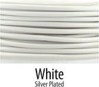 Artistic Wire, 28 Gauge Silver Plated Tarnish Resistant Colored Copper Craft Jewelry Wrapping Wire, Pearl Silver, 40 yd