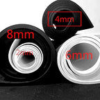 Labzhang Black EVA Foam Cosplay, 1 Piece of 6mm Craft Foam,Cosplay Foam, 14" x 39" Ultra-high Density 80 kg/m3 EVA Foam Sheets