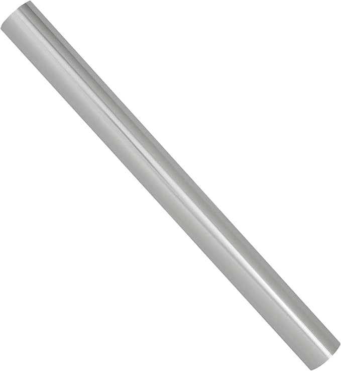 Coolprints Foil for Laminator and Laser Printer, Foil for Toner, Basic Colors, Roll of 12.6 Inches x 32.8 Feet (Matte Silver)
