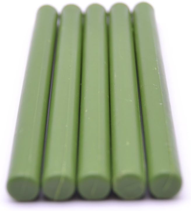 Green Glue Gun Sealing Wax Stick for Wedding Invitation Letter Envelope Wine Bottle