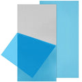 2Pack 6061 T651 Aluminum Sheet Metal 6 x 12 x 1/8 (0.125) Inch Flat Plain Aluminum Plate Covered with Protective Film, Heat Treatable Rectangle 3MM Aluminum Metal Plate for Crafting, lndustry
