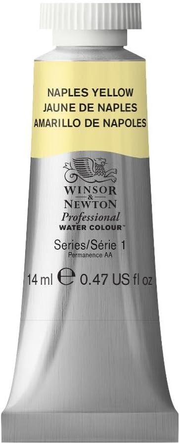 Winsor & Newton Professional Water Colour Paint, 0.47-oz Tube, Naples Yellow