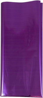 JAM PAPER Tissue Paper - Purple Mylar - 3 Sheets/Pack