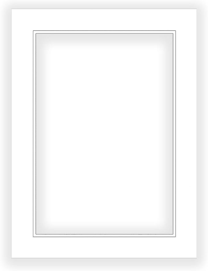 28x40 Mat for 24x36 Photo - Precut White on White Double Mat Picture Matboard for Frames Measuring 28 x 40 Inches - Bevel Cut Matte to Display Art Measuring 24 x 36 Inches - Acid Free ONE MAT