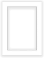 22x28 Mat for 20x24 Photo - Precut White on White Double Mat Picture Matboard for Frames Measuring 22 x 28 Inches - Bevel Cut Matte to Display Art Measuring 20 x 24 Inches - Acid Free ONE MAT