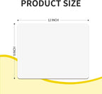 6 Pack Dry Erase Boards Classroom Pack Mini White Boards 9" x12”,Double Sided Personal Whiteboards for Students Teachers School Supplies Lapboards