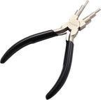 Jewelry Making Tool - High-Carbon Steel Bail Making Pliers with 2-9mm Adjustable Looper, Professional Wire Looping Tool for Earrings, Rings & Crafting (Multi-Functional Design) Jewelry Pliers