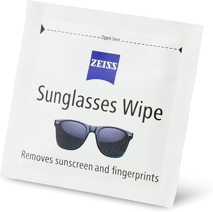 ZEISS Pre Moistened Sunglasses Cleaning Wipes 120 Count