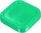 HARFINGTON Magnetic Pin Cushion Square Plastic Magnetic Sewing Pin Holder Storage Case Needle Cushion Tool for Sewing Projects, Green