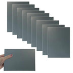 10Pcs Gray Anodized Aluminum Sheet 5" x 7" x 1/32" (0.8mm) Corrosion-Resistant Metal Plates for Laser Engraving, DIY Crafting, Sign Making, Home Decor
