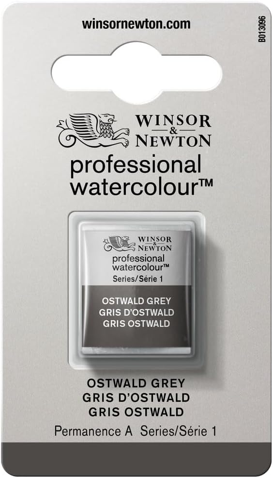 Winsor & Newton Professional Watercolour, Revival Collection, Half Pan, Ostwald Grey