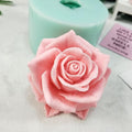 GreatMold 3D Blossom Rose Soap Mold Candle Mould Epoxy Resin Flower Crafts Silicone Molds Beautiful Rose Flower Wax Melt Cake Decoration Art Crafts Moulds