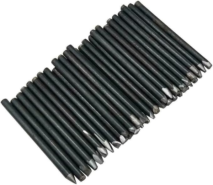 36Pcs Mixed Size Metal Jewelry Making Stamping Punch Kit P0J1 Set Flower S8G6