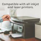 Premium Label Supply White Sticker FBA Labels – 4" x 3.33" – Laser/Inkjet Compatible – (6 per Sheet), 500 Sheets - 3,000 Total Adhesive Labels
