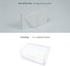 Acrylic Erasable Screen Top Initiative Trackers 6PCS for DND, Other Tabletop RPG (White 6pcs)
