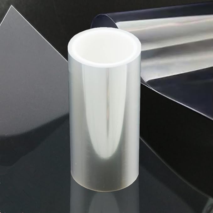 BANLTRE 4 mil 12inchs x 40ft Rolls Transparency Blank Template Material Acetate,Clear Sheet Mylar Stencils for Cutting Paper