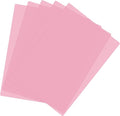 PATIKIL A4 Size Guided Reading Sheet, 5pcs Correction Lighting Gel Filter Colored Overlay Transparent Color Film for Classroom Photo Studio, Pink
