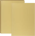 PATIKIL 11.7x8.3" Hot Stamping Foil Paper Sheet, 20 Sheets A4 Heat Transfer Hot Stamping Paper Foil for Leather DIY Logo Decor Craft Gift Package Scrapbook Card, Matt Gold