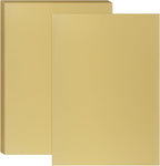 PATIKIL 11.7x8.3" Hot Stamping Foil Paper Sheet, 20 Sheets A4 Heat Transfer Hot Stamping Paper Foil for Leather DIY Logo Decor Craft Gift Package Scrapbook Card, Matt Gold