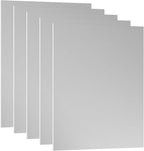 PATIKIL 7x5x1/32inch Anodized Aluminum Sheet, 5Pcs Metal Rectangle Aluminum Plate 0.8mm Thick Engraving Blanks for Laser Engraving DIY Decorative Crafting Home Decoration, Grey