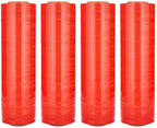 PSBM Orange Stretch Wrap, 15 Inch x 1476 Feet, 8 Pack, Tinted Pre-Stretched Shrink Wrap Film for Moving, Packaging, Pallet Wrapping