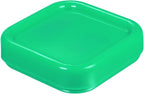 HARFINGTON Magnetic Pin Cushion Square Plastic Magnetic Sewing Pin Holder Storage Case Needle Cushion Tool for Sewing Projects, Green
