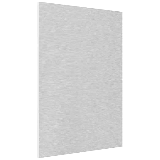 6061 T651 Aluminum Sheet Metal 8" x 12" x 1/4"(6MM) Flat Plain Thick Aluminum Plate Covered with Protective Film, 6MM Heat Treatable Rectangle Aluminum Metal Plate for Crafting, Industrial