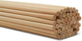 Dowel Rods Wood Sticks Wooden Dowel Rods - 1/2 x 24 Inch Unfinished Hardwood Sticks - for Crafts and DIYers - 50 Pieces by Woodpeckers