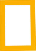 8x10 Mat Bevel Cut for 5.5x8.5 Photos - Acid Free Golden Orange Precut Matboard - For Pictures, Photos, Framing - 4-ply Thickness