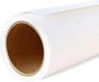 Yizhily Seamless Photo Photography Background Paper Backdrop Paper Roll for Photoshoot and Videos, 82" x16', Arctic White