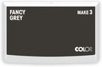 COLOP Make Series, Ink Stamp Pads, with Non-Toxic Premium Ink, Water-Based Acid-Free (Fancy Grey, Make 3-3-1/2" x 6-1/4")